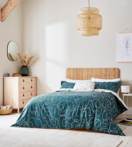 Epsilon Bedding Set, Teal Teal