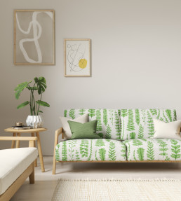 Ferns Fabric - Juniper Juniper
