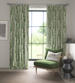 Ferns Fabric - Juniper Juniper