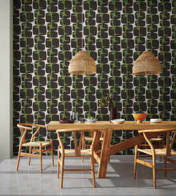 Going Lohko Wallpaper - Juniper / Liquorice Juniper / Liquorice