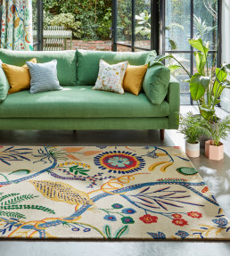 Jackfruit And The Beanstalk Rug - Chai / Sage Chai / Sage