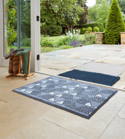 Spike Large Door Mat, Slate Slate