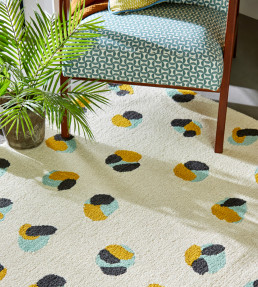 Leopard Dots Rug - Pebble / Sage Pebble / Sage