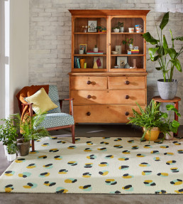 NRUG153143-Leopard Dots-Rugs-Pebble/Sage Pebble/Sage