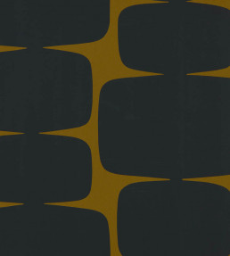 Lohko Wallpaper - Tumeric / Charcoal Tumeric / Charcoal