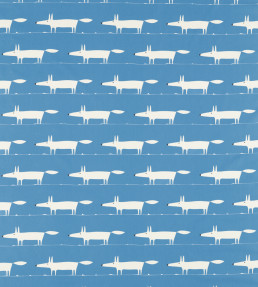 Midi Fox Fabric - Denim Denim