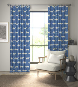 Midi Fox Fabric - Denim Denim