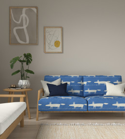 Midi Fox Fabric - Denim Denim