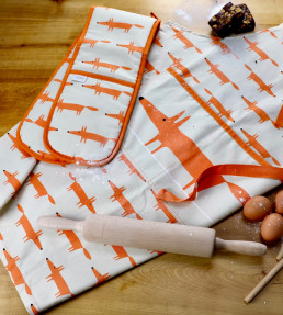 Mr Fox Adult Apron, Stone Stone