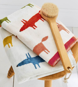 Mr Fox Birthday Towel, Multi Multi