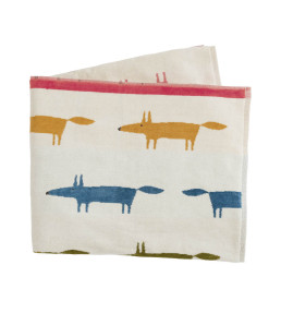 Mr Fox Birthday Towel, Multi Multi