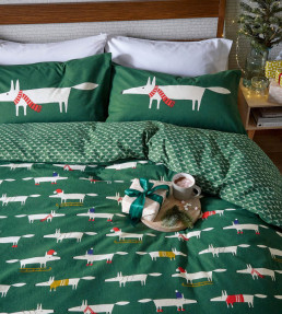 Mr Fox Christmas Bedding, Mistletoe Mistletoe