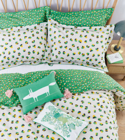 Mr Fox Ready Made Cushion, Mint Leaf Mint Leaf