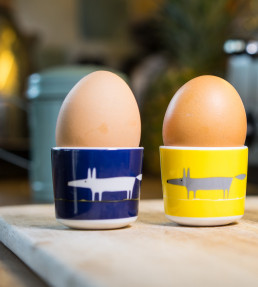 Mr Fox Egg Cup Set of 4, Multi Multi