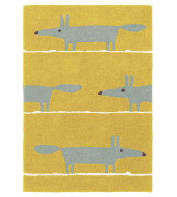 NRUG150469-Mr Fox-Rugs-Mustard Mustard