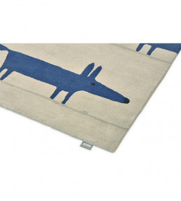 Mr Fox Rug - Pebble Denim Pebble Denim