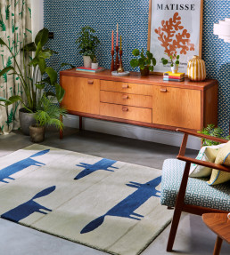 NRUG153208-Mr Fox-Rugs-Pebble/Denim Pebble/Denim