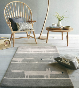 NRUG150753-Mr Fox-Rugs-Silver Silver
