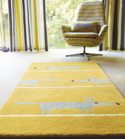 Mr Fox Rug - Cinnamon Cinnamon