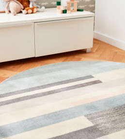 26308-150-Parwa Round-Ø 150cm-Rugs-Dusky Hues Dusky Hues