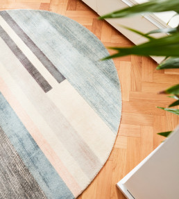 26308-150-Parwa Round-Ø 150cm-Rugs-Dusky Hues Dusky Hues