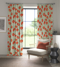 Poppy Pop Fabric - Sage / Poppy Sage / Poppy
