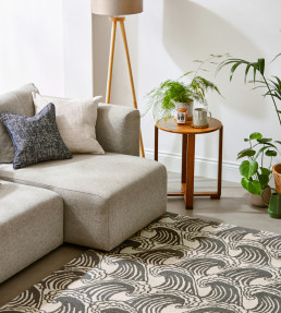 Ride The Wave Rug - Liquorice Liquorice