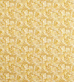 Rumble In The Jungle Fabric - Pebble / Chai Pebble / Chai
