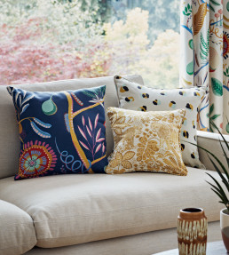 Rumble In The Jungle Fabric - Pebble / Chai Pebble / Chai