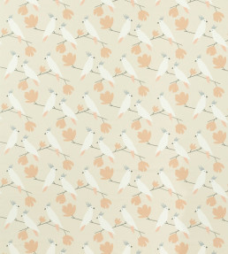 Love Birds Fabric - Blush Blush