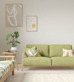 Esala Plains Fabric - Teatree Teatree