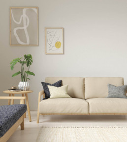 Esala Plains Fabric - Putty Putty