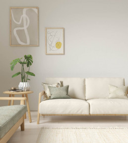 Esala Plains Fabric - Linen Linen