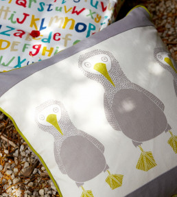 Booby Bird Fabric - Pistachio Pistachio