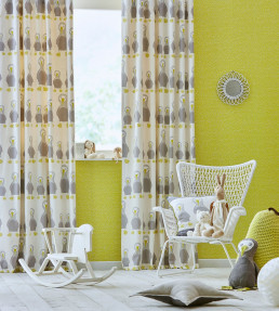 Booby Bird Fabric - Pistachio Pistachio