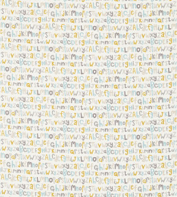 Letters Play Fabric - Hemp / Biscuit / Paper Hemp / Biscuit / Paper