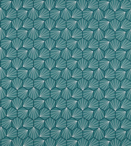 Aikyo Fabric - Teal Teal