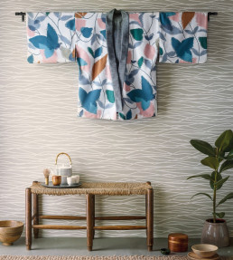 Akira Fabric - Ginger / Teal Ginger / Teal
