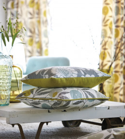 Blomma Fabric - Kiwi / Pumice / Marine Kiwi / Pumice / Marine