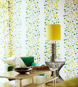 Berry Tree Wallpaper - Cream / Storm / Hessian Cream / Storm / Hessian