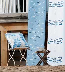 Flight Wallpaper - Denim / Indigo / Chalk Denim / Indigo / Chalk