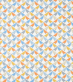 Lintu Fabric - Satsuma / Sky / Pebble Satsuma / Sky / Pebble