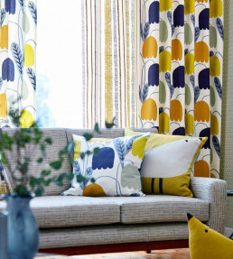 Noki Fabric - Foxglove / Sage / Periwinkle Foxglove / Sage / Periwinkle