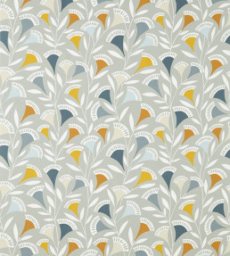 Noukku Fabric - Dandelion / Butterscotch / Charcoal Dandelion / Butterscotch / Charcoal