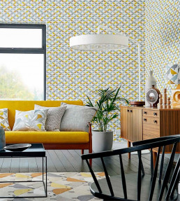 Lintu Wallpaper - Dandelion / Butterscoth / Pebble Dandelion / Butterscoth / Pebble