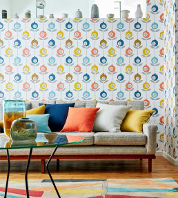 Pepino Wallpaper - Limeade / Hemp / Glacier Limeade / Hemp / Glacier