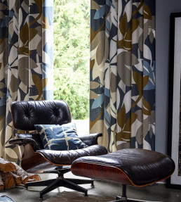 Baja Fabric - Cinnamon / Slate / Charcoal Cinnamon / Slate / Charcoal