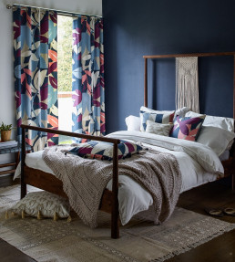 Baja Fabric - Grape / Blush / Indigo Grape / Blush / Indigo