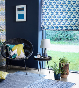 Pajaro Fabric - Electric Blue Electric Blue