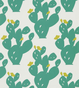 Opunita Wallpaper - Forest / Lime Forest / Lime